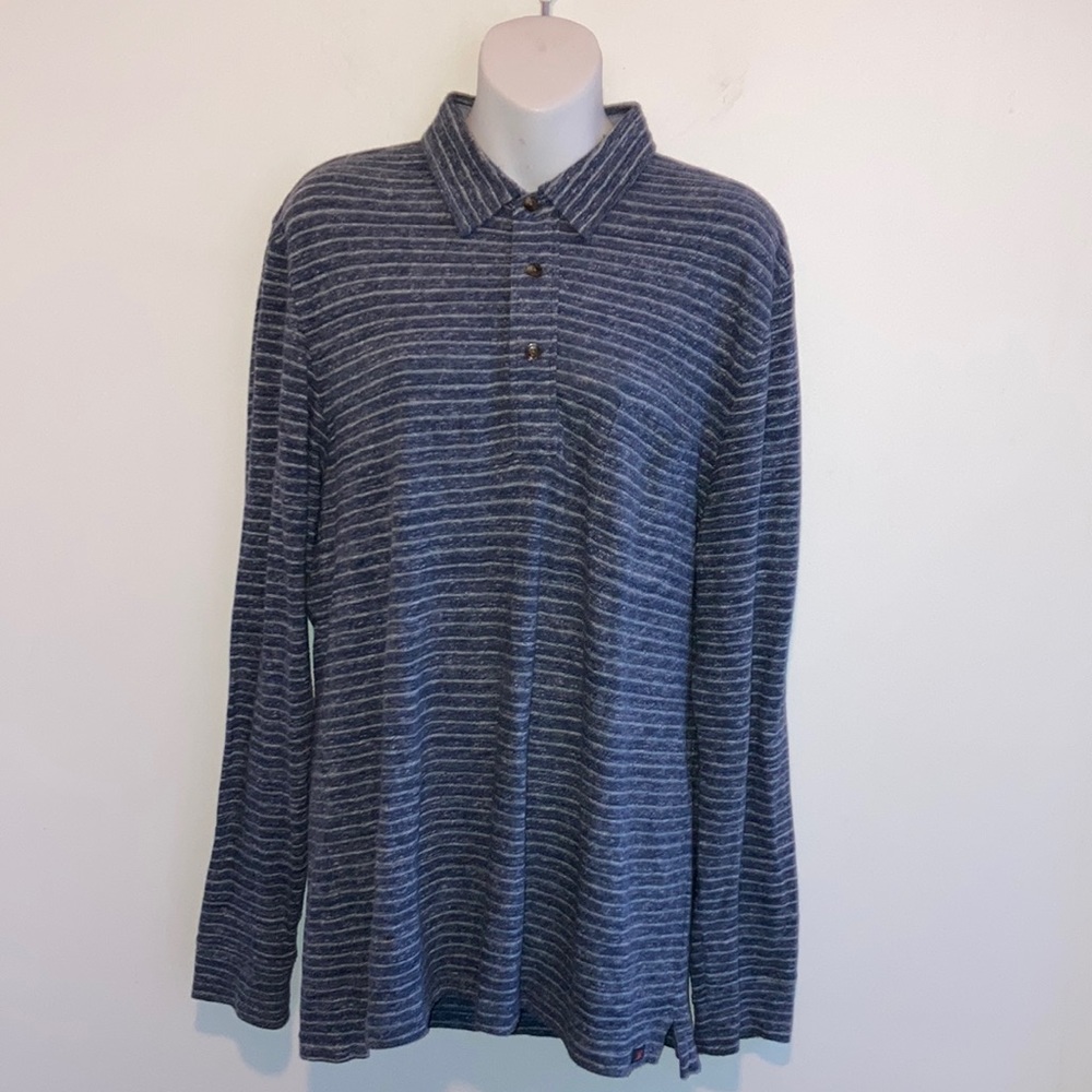 Faherty Brand 1/4 Button Pullover Size Medium
